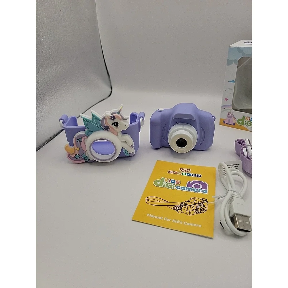 Children's Unicorn Rechargeable‎ Camera with Protective Silicone Cover